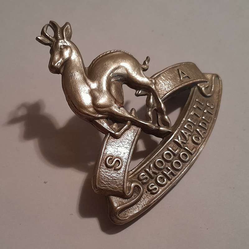 SA School Cadets Beret Badge.  No Lugs.