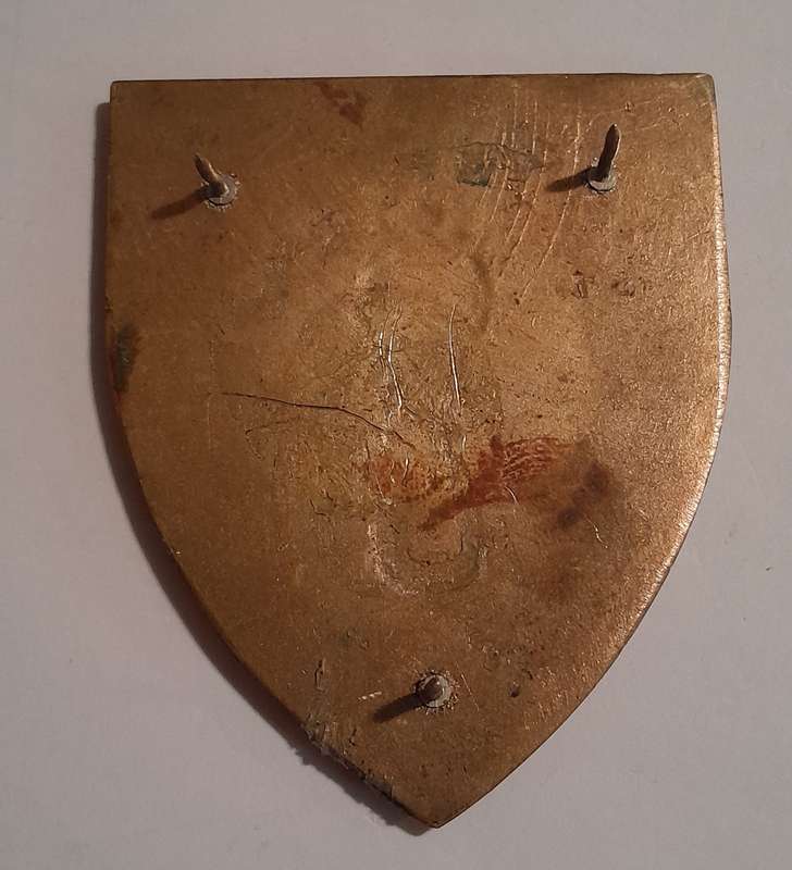 SADF 1 Construction Regiment Shoulder Flash.  Pins Intact.