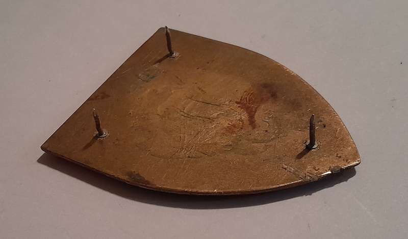 SADF 1 Construction Regiment Shoulder Flash.  Pins Intact.