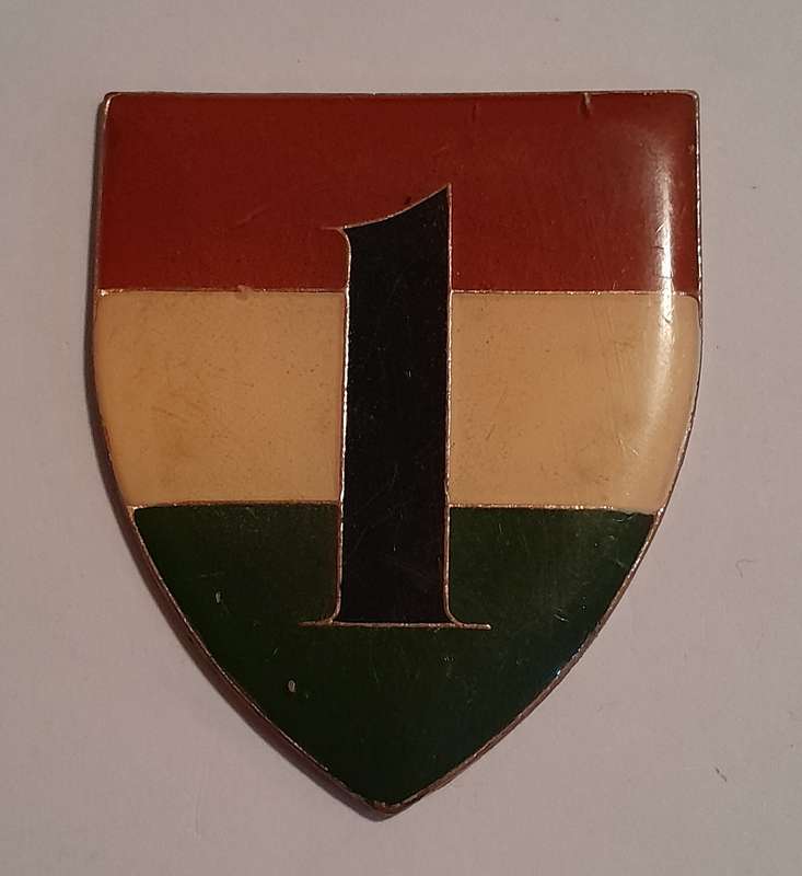 1 Battalion Transkei Defence Force Shoulder Flash.  No Pins.