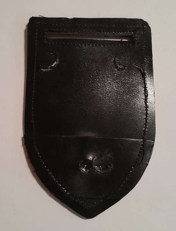 SADF 3 Signals Unit Tupper Shoulder Flash.  No Pin.