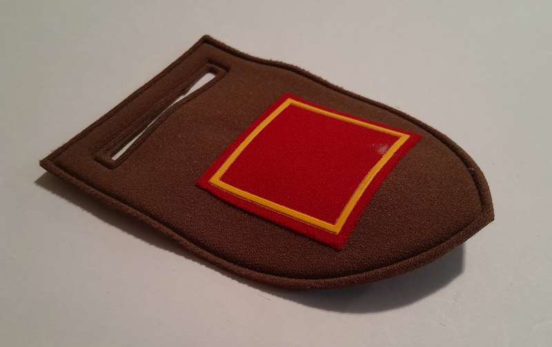 SADF Chief of Staff Bravo Company Tupper Shoulder Flash.  Pin Intact.