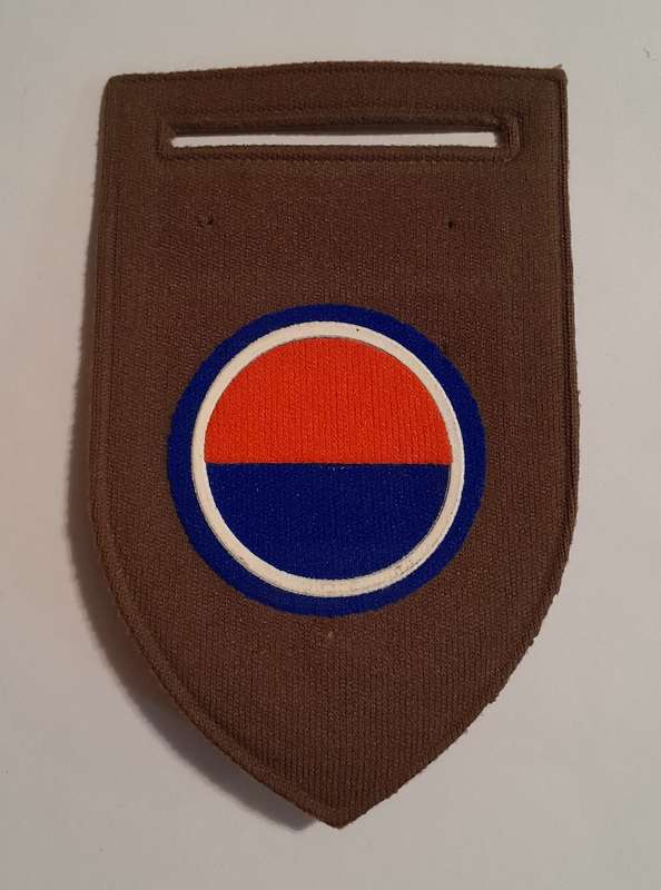 SADF Armour Corps Charlie Company Tupper Shoulder Flash.  Pin Intact.
