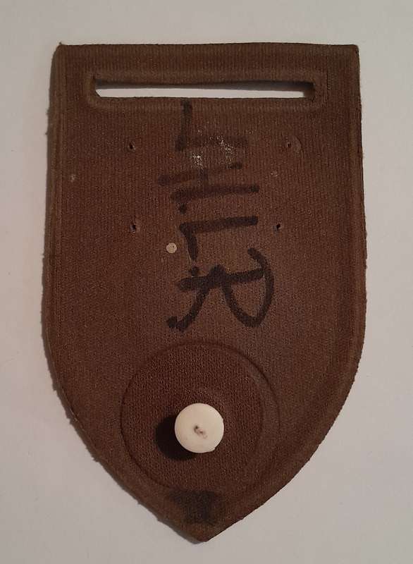 SADF Armour Corps Charlie Company Tupper Shoulder Flash.  Pin Intact.