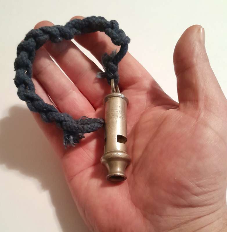 WW2 1940 Adie Brothers Whistle.  Dated with Broad Arrow.