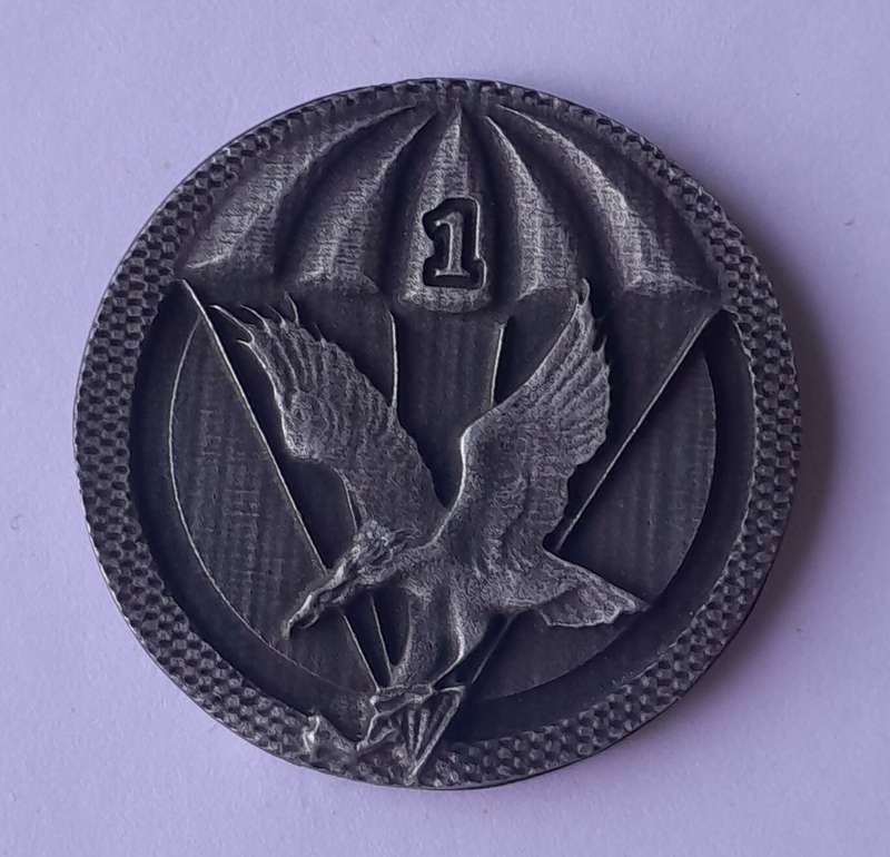 SADF 1 Parachute Medallion.  "Since 1961".