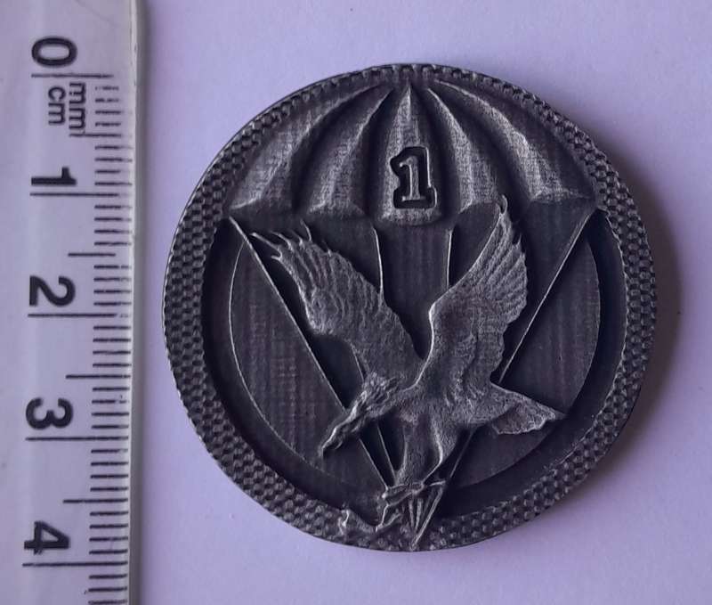 SADF 1 Parachute Medallion.  "Since 1961".