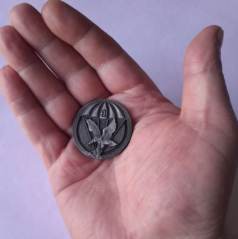 SADF 1 Parachute Medallion.  "Since 1961".