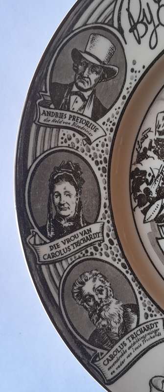Vintage Royal Doulton Voortrekker-Eeufees Plate. 26.5cm. Excellent Condition.