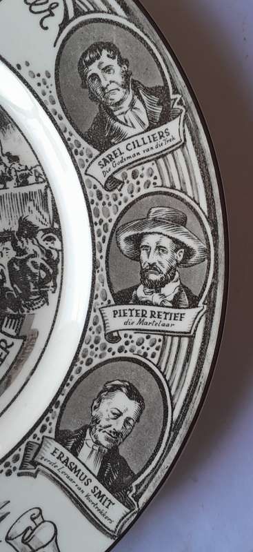 Vintage Royal Doulton Voortrekker-Eeufees Plate. 26.5cm. Excellent Condition.