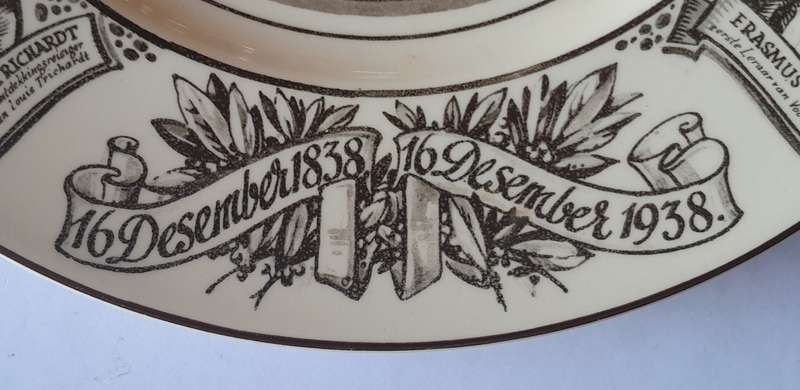 Vintage Royal Doulton Voortrekker-Eeufees Plate. 26.5cm. Excellent Condition.