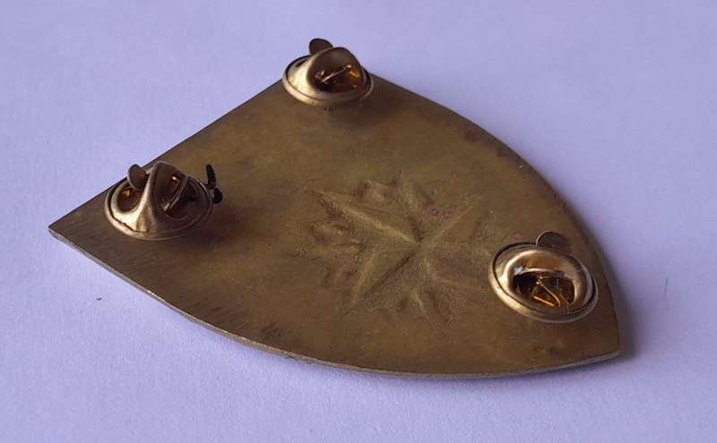 SADF 1 Special Forces Regiment Shoulder Flash.  All Pins Intact.