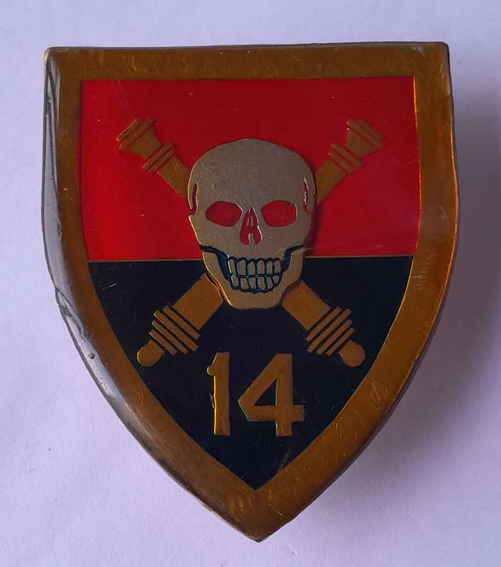 "Reserved" SADF 14 Field Artillery Regiment Should Flash.  All Pins Intact.
