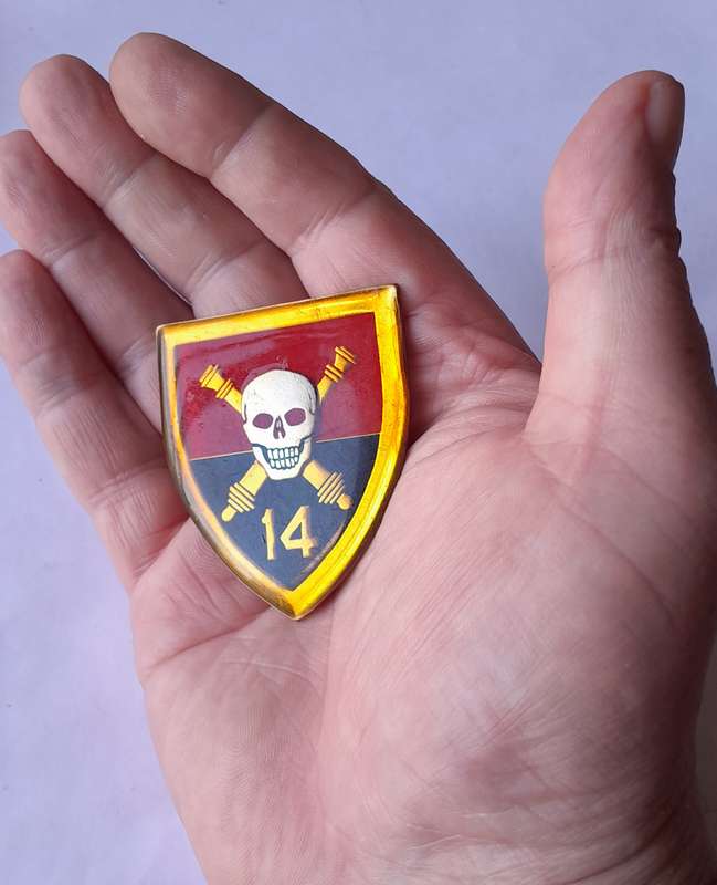 "Reserved" SADF 14 Field Artillery Regiment Should Flash.  All Pins Intact.