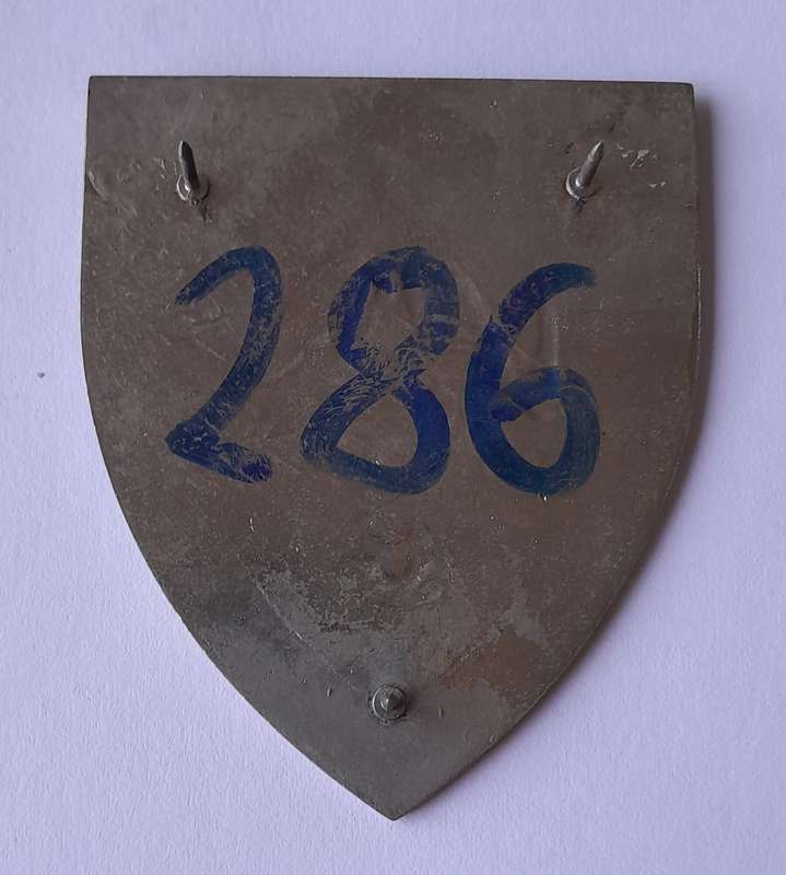 SADF Regiment Port Natal Shoulder Flash.  All Pins Intact.