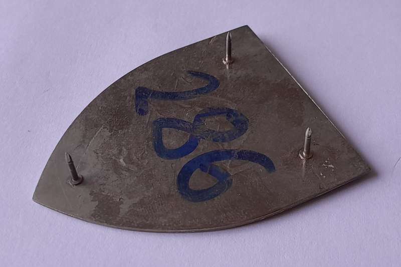 SADF Regiment Port Natal Shoulder Flash.  All Pins Intact.