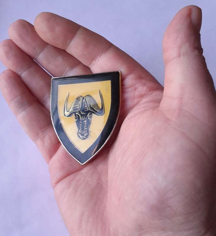 SADF Regiment Port Natal Shoulder Flash.  All Pins Intact.