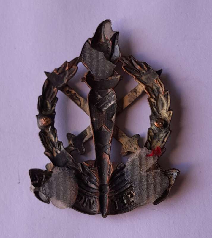 SADF Regiment Schoonspruit Beret Badge.  No Lugs.