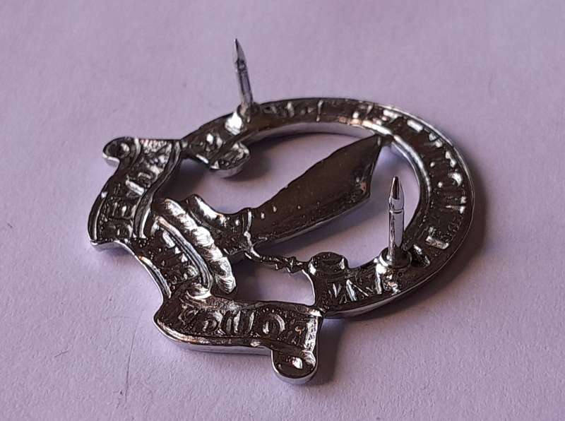 Natal Mounted Rifles Badge.  Pins Intact.