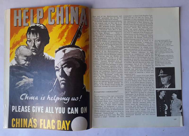 Vintage World War II Magazine Number 66 "Teheran : The Big Three"