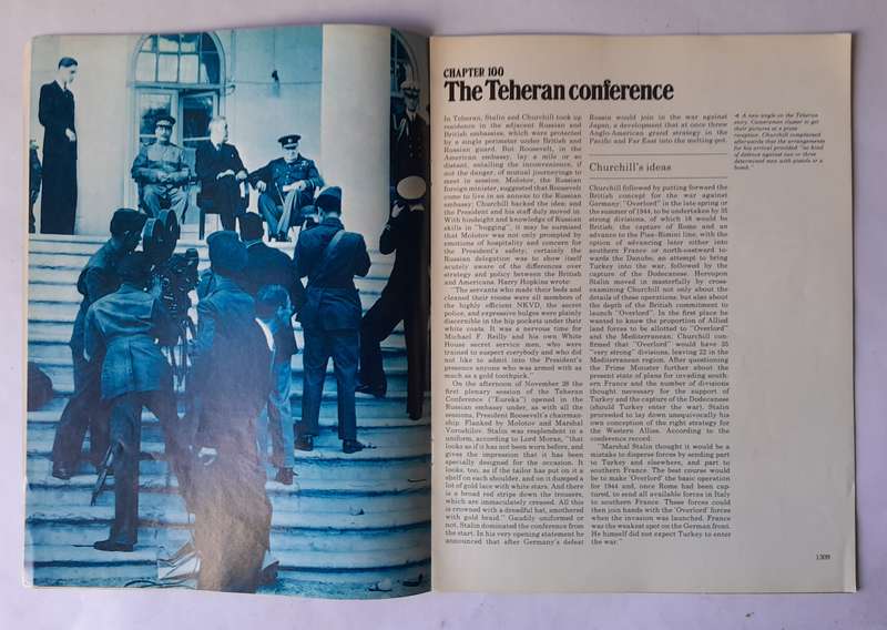 Vintage World War II Magazine Number 66 "Teheran : The Big Three"