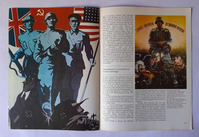 Vintage World War II Magazine Number 66 "Teheran : The Big Three"
