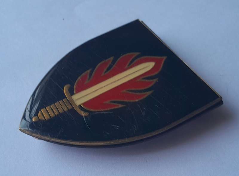 SADF 11 Commando Shoulder Flash. All Pins Intact.