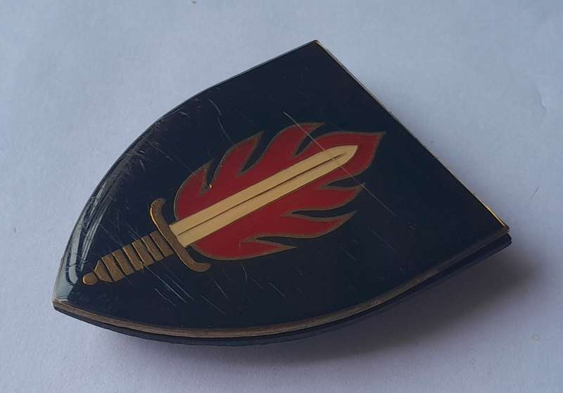 SADF 11 Commando Shoulder Flash. All Pins Intact.