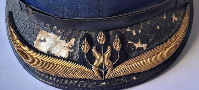 Vintage 1980's SA Police Brigadier's Cap.  Some Wear.