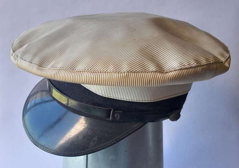 Vintage SA Navy Vinyl Cap.
