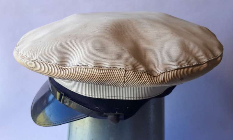 Vintage SA Navy Vinyl Cap.