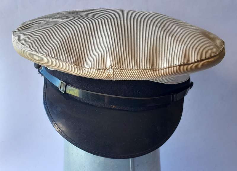 Vintage SA Navy Vinyl Cap.