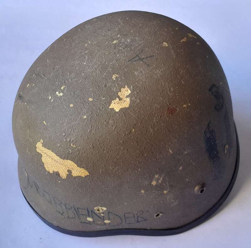 SADF M87 Kevlar Helmet.  No Inner or Chinstrap.