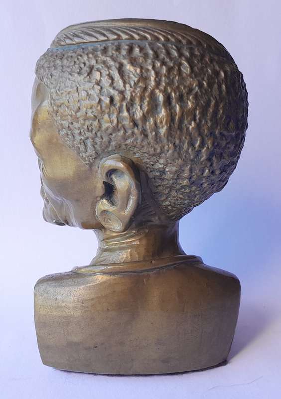 Casper Darare Cold Cast Bronze Bust. Signed And Numbered. 10.5cm.