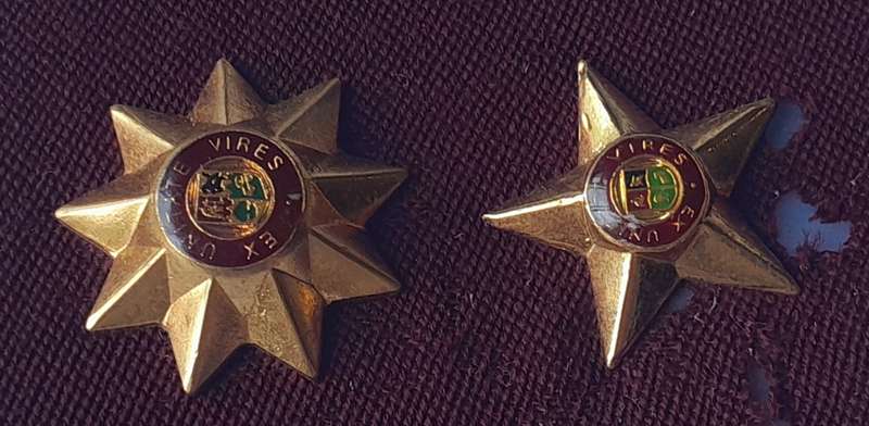 SADF Medical Services Commandant Rank Shoulder Board. Some Wear.