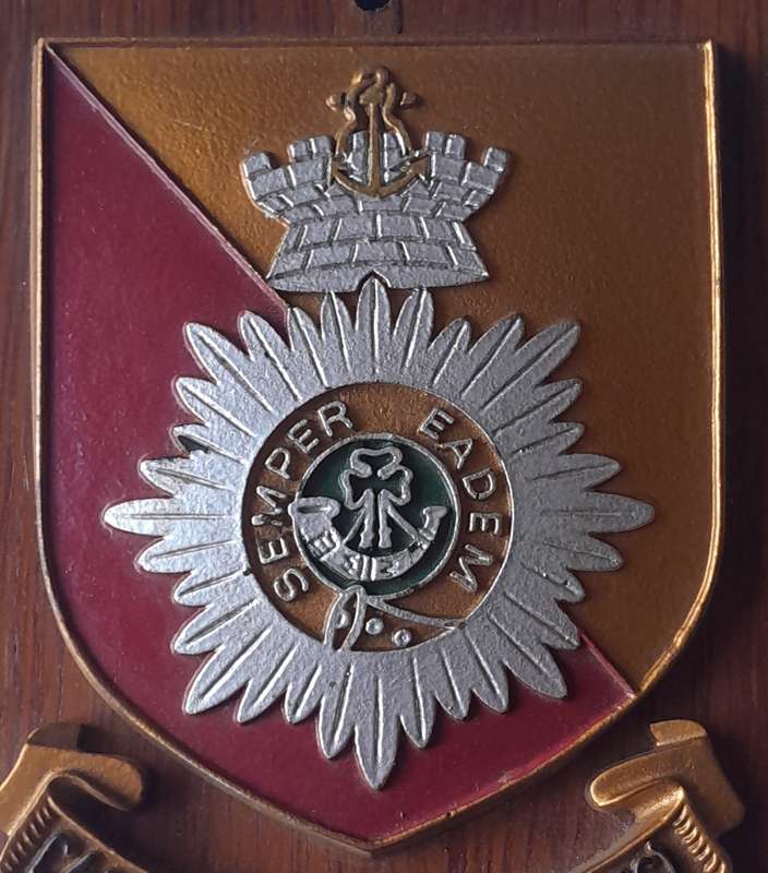 Vintage Cape Town Rifles (Dukes) Plaque.