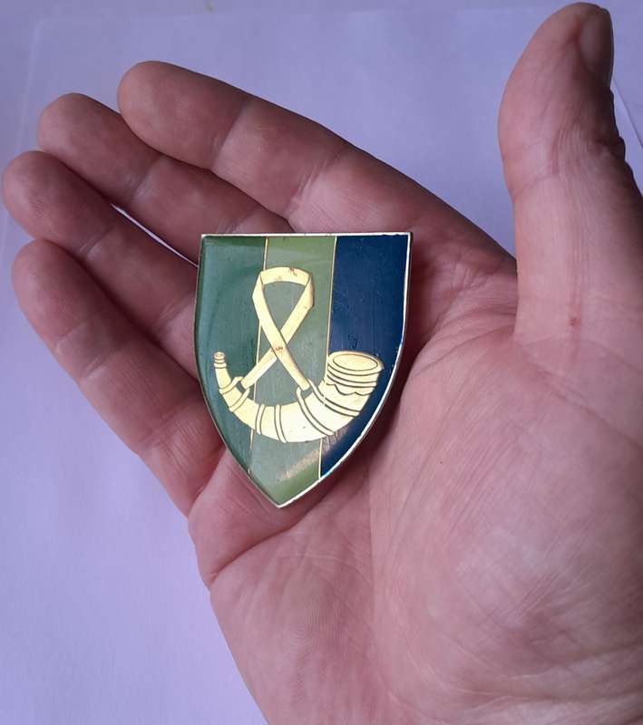 SADF OFS Command Signal Unit Shoulder Flash.  All Pins Intact.