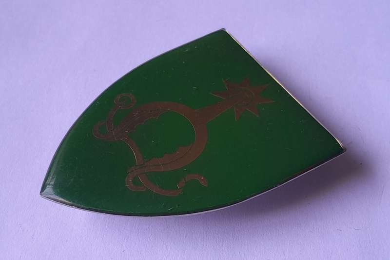 SADF Ficksburg Commando Shoulder Flash (RARE).  All Pins Intact.