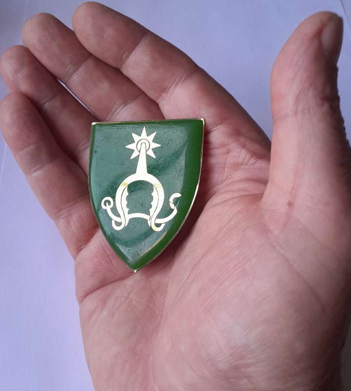 SADF Ficksburg Commando Shoulder Flash (RARE).  All Pins Intact.