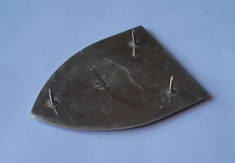 SADF School of Armour Shoulder Flash.  All Pins Intact.