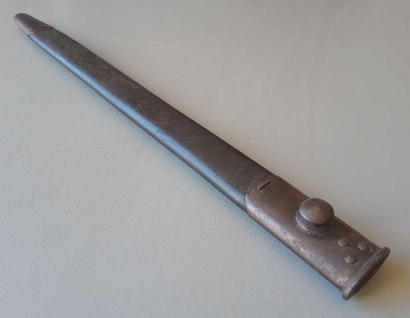 WW1 Chapman Bayonet With S.A. Union Broad Arrow.  Includes Scabbard.  Rare Maker.