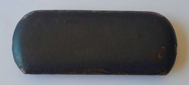 Antique Bi-Focal Eye Glasses With Case.