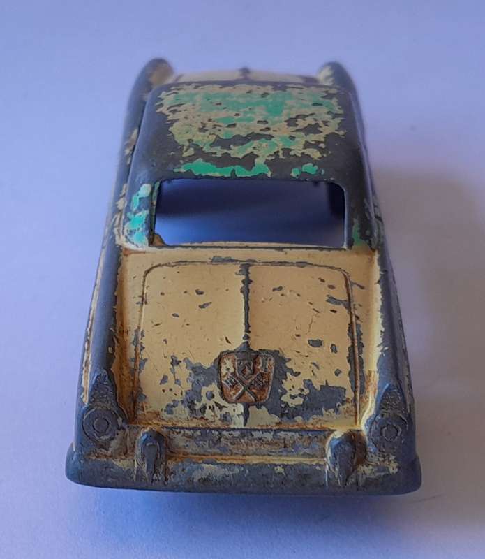 Vintage 1950's Die Cast "TootsieToy, U.S.A." Thunderbird. 107mm.
