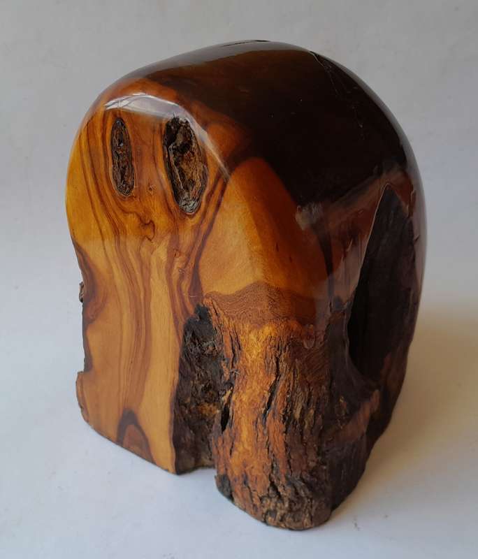 Vintage Pair of Australian Polished Mulga Wood Bookends.