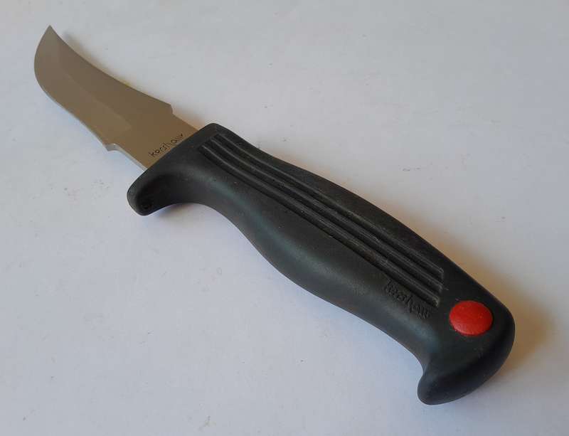 Vintage Kershaw 1011L Hunting Knife. Original Leather Sheath And Box.