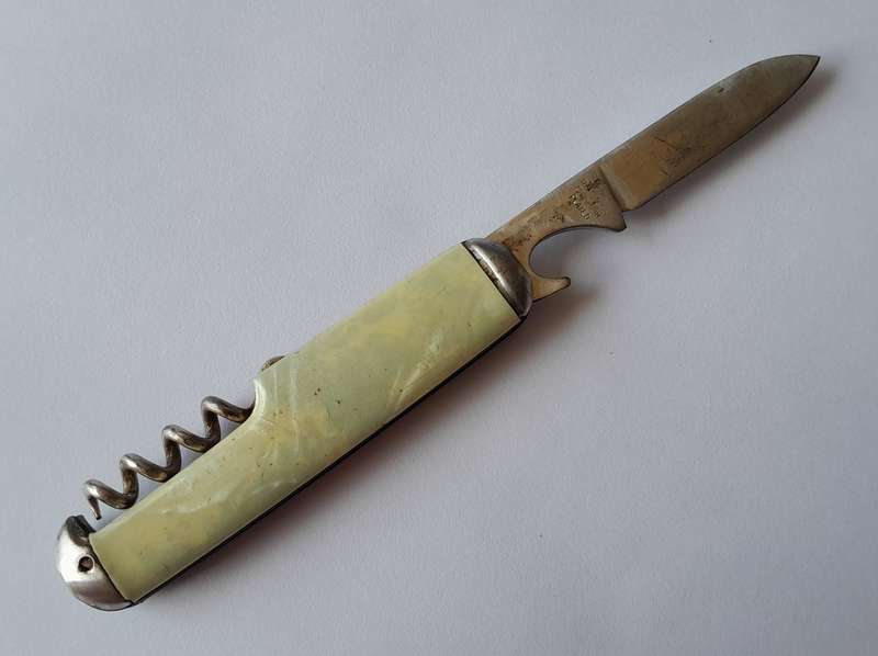 Rare Vintage Paul Kruger And De Wet Folding Knife By Richards, Sheffield.