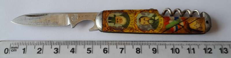 Rare Vintage Paul Kruger And De Wet Folding Knife By Richards, Sheffield.