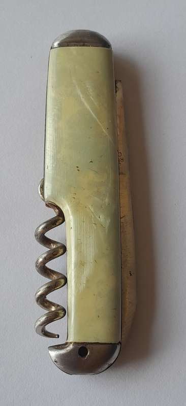 Rare Vintage Paul Kruger And De Wet Folding Knife By Richards, Sheffield.
