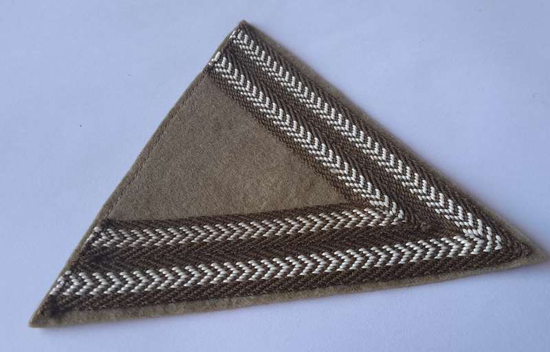 SADF Pair Corporal Rank Stripes.  Detex, JHB, 1967.