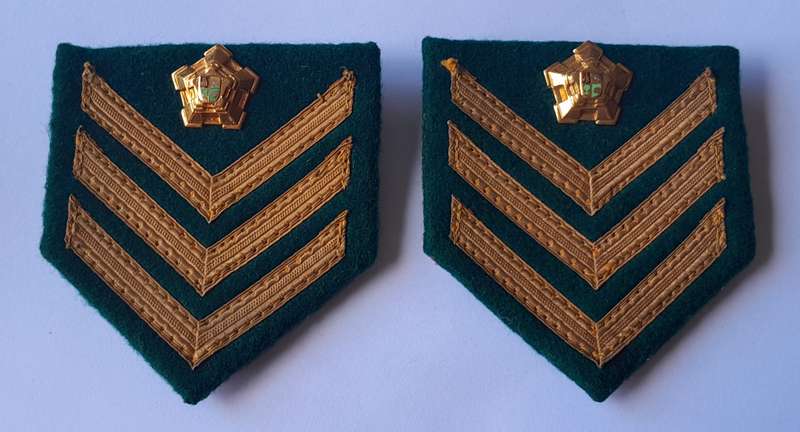 Pair SA Prison Service Staff Sergeant Ranks.